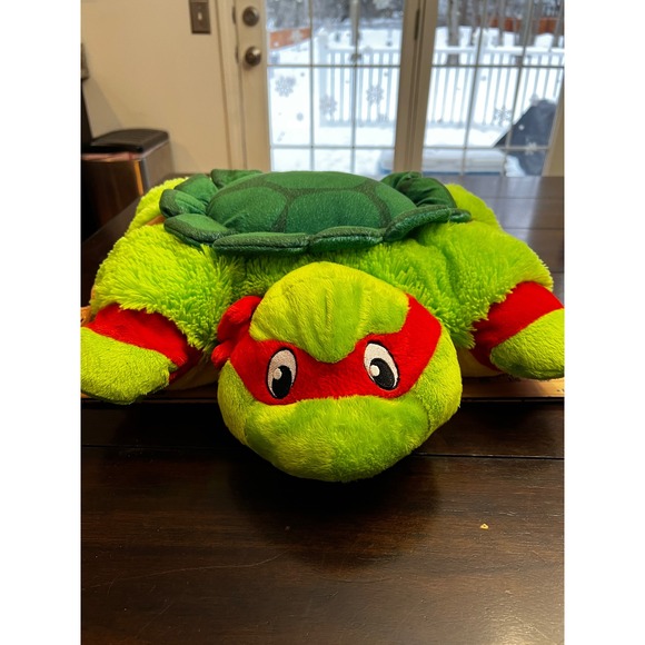 Pillow Pets Teenage Mutant Ninja Turtles Raphael Plush Pillow Toy - Picture 2 of 7